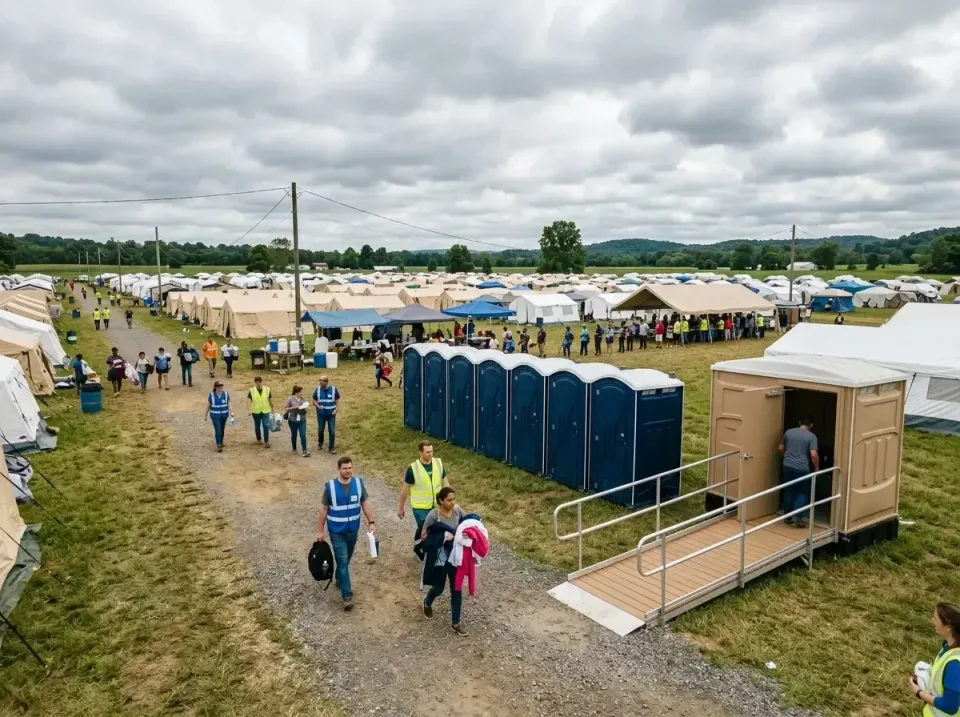 disaster-relief-camp-restrooms-010 — frequently asked questions, Dumpster & Portable Bathrooms Rental in Harrison, OH